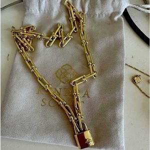 Kendra Scott Lock Necklace